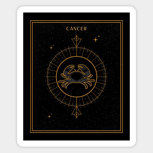 Cancer | Astrology Zodiac Sign Design Magnet by The Witch's Life